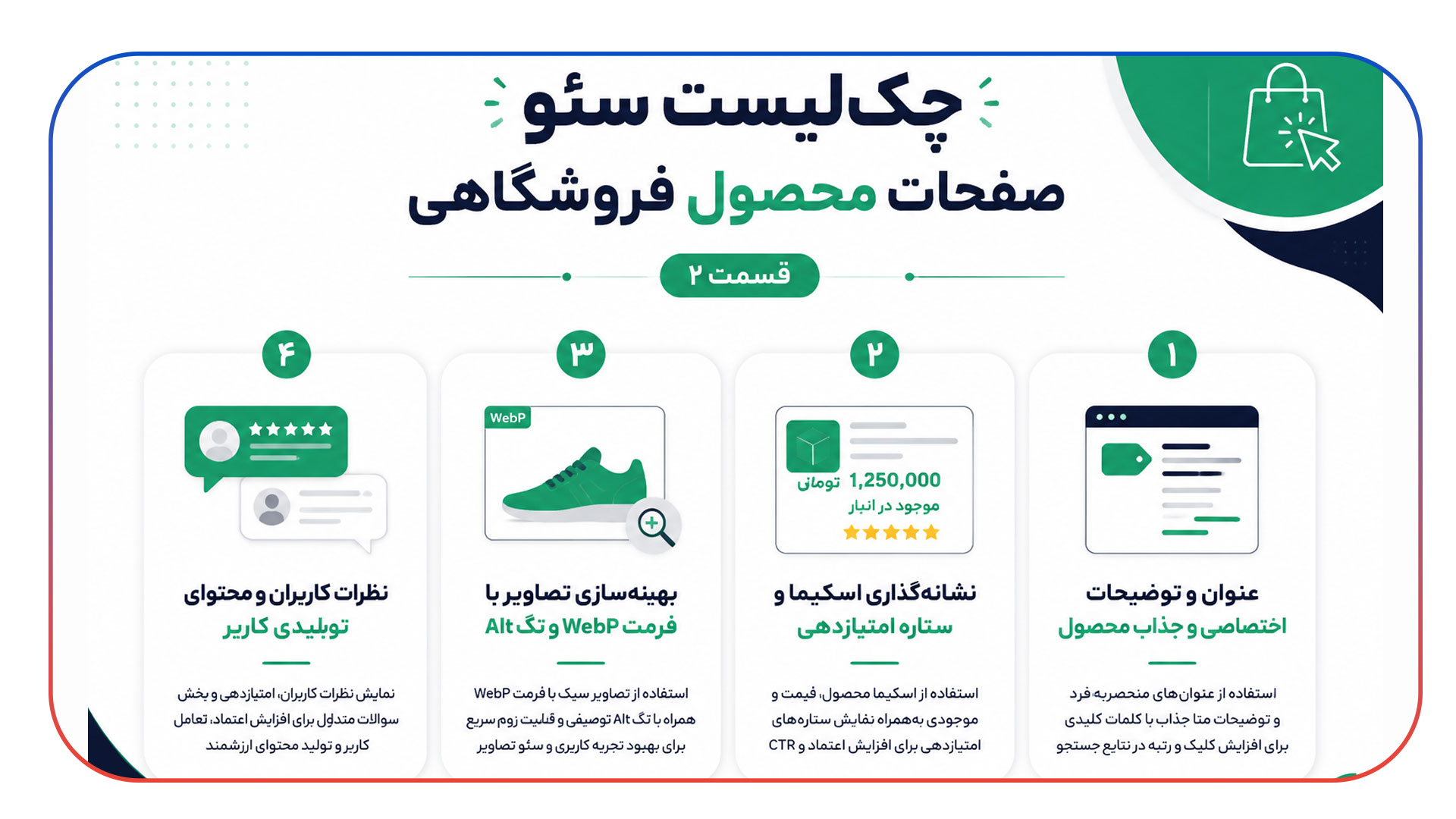 چک لیست رقابتی سئوی سایت های فروشگاهی