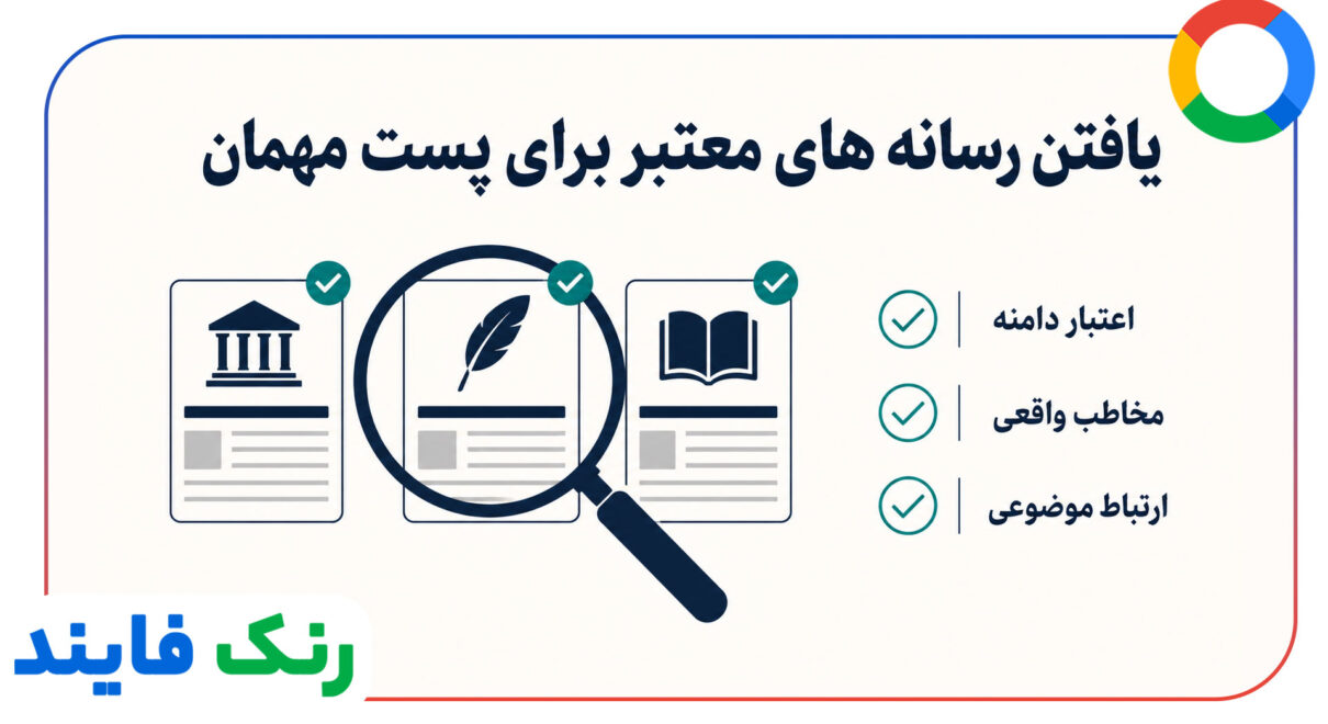 یافتن رسانه های معتبر برای پست مهمان