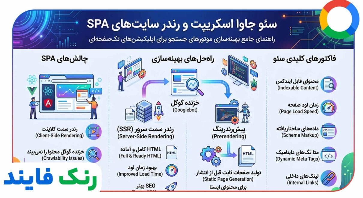 سئوی جاوا اسکریپت و رندر سایت های SPA